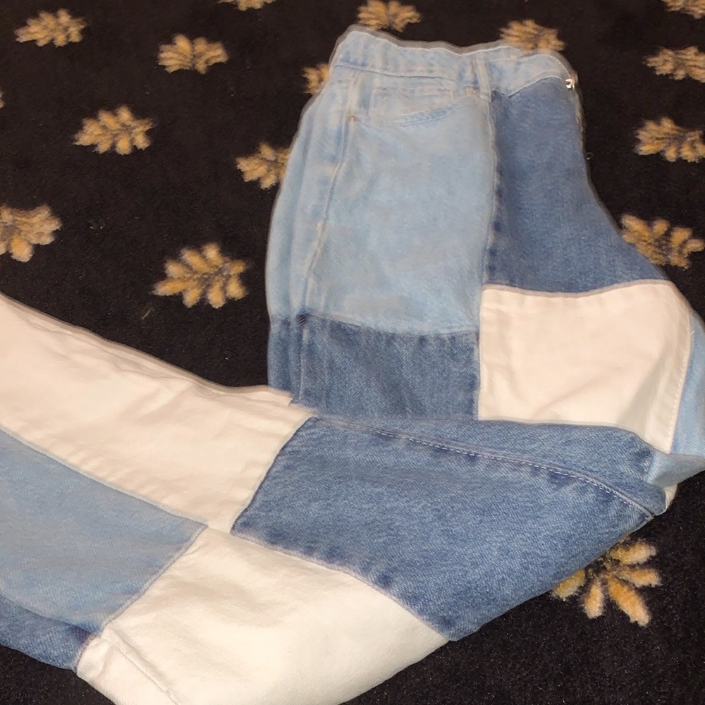 mixed square pants